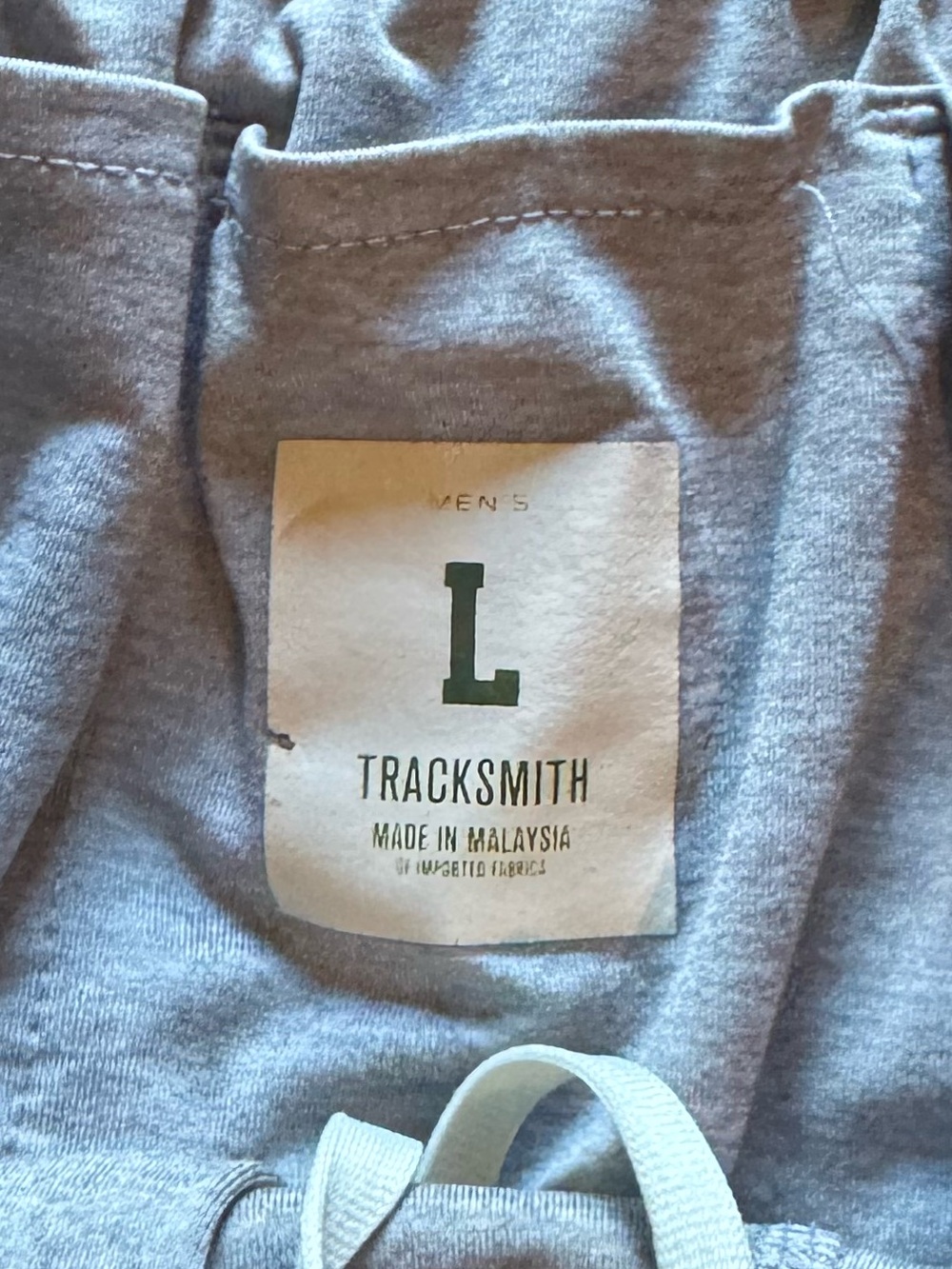 Tracksmith Navy Shorts with Gray Liner - Picture 2 of 3
